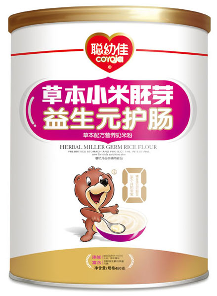 聰幼佳益生元護(hù)腸草本配方營養(yǎng)奶米粉