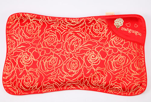 咪呢果果嬰幼兒護(hù)型功能枕3個月-1歲棗紅色