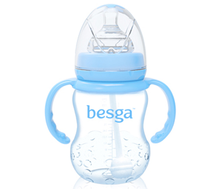 貝仕嘉草莓寬口PP奶瓶160ml