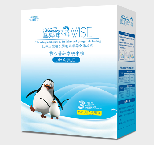 賦媽咪DHA藻油核心營(yíng)養(yǎng)素奶米粉3段