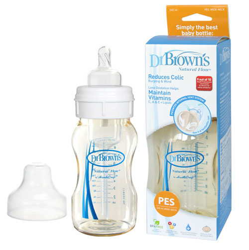 布朗博士8安士PES寬口奶瓶240ml