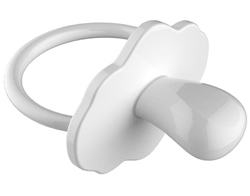 拍拍手嬰兒牙膠白色