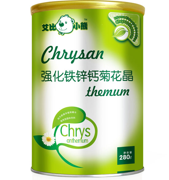 艾比小熊強化鐵鋅鈣菊花晶聽裝