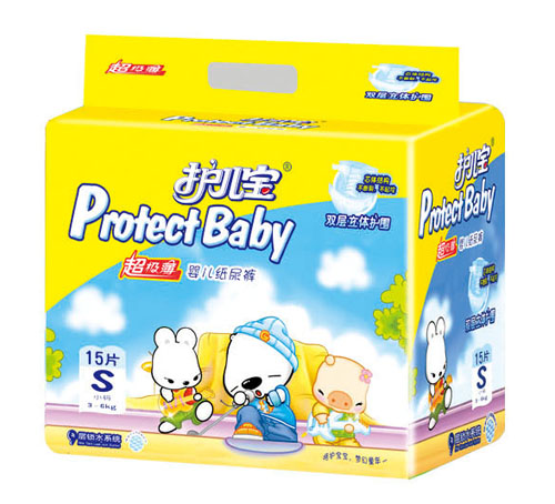 護(hù)兒寶超級薄嬰兒紙尿褲S碼15片