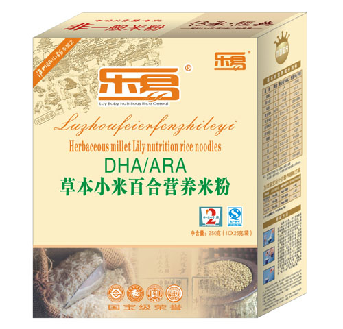 樂(lè)易草本小米百合營(yíng)養(yǎng)米粉2段盒裝