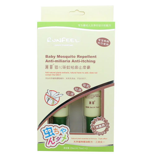 潤(rùn)菲嬰兒驅(qū)蚊祛痱止癢香膏