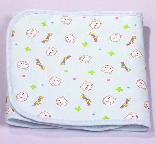 KUNKUN嬰兒用肚圍淺藍色