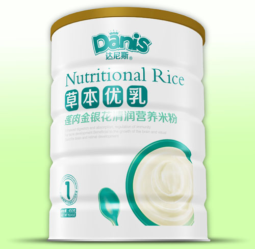 達(dá)尼斯草本優(yōu)乳蓮肉金銀花清潤米粉聽裝1段