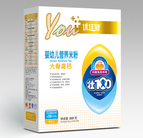 優(yōu)佳健大骨高鈣yingye營養(yǎng)米粉盒裝