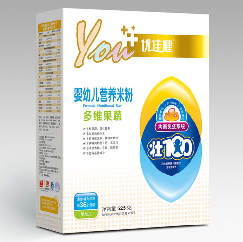 優(yōu)佳健多維果蔬yingye營(yíng)養(yǎng)米粉盒裝