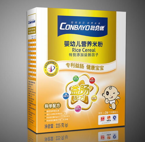 聰貝優(yōu)益腸嬰幼兒營養(yǎng)米粉盒裝