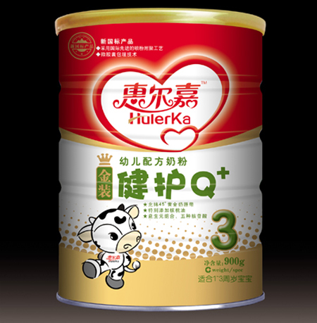 惠爾嘉金裝幼兒配方奶粉3段