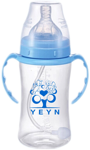 優(yōu)兒優(yōu)女180ml寬口有柄自動PP奶瓶