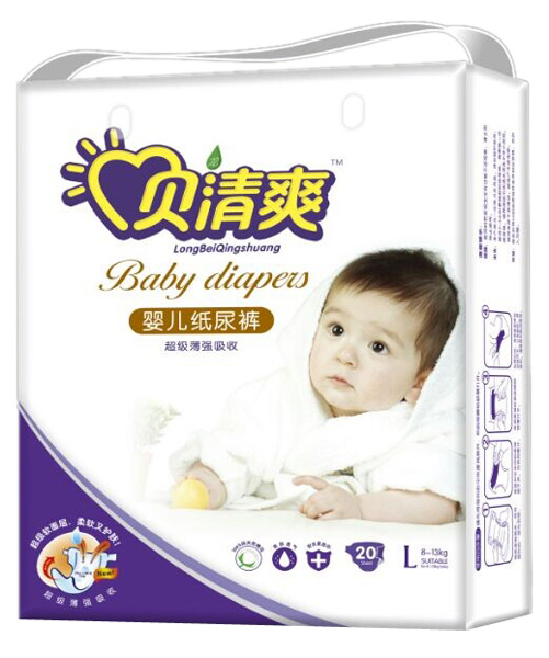 貝清爽超級薄嬰兒紙尿褲L20片