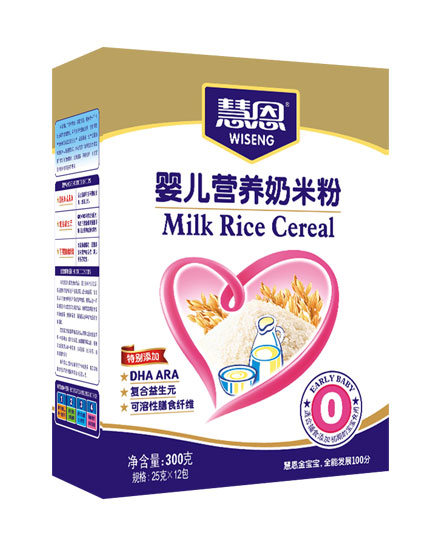 慧恩300克普裝嬰兒營(yíng)養(yǎng)奶米粉