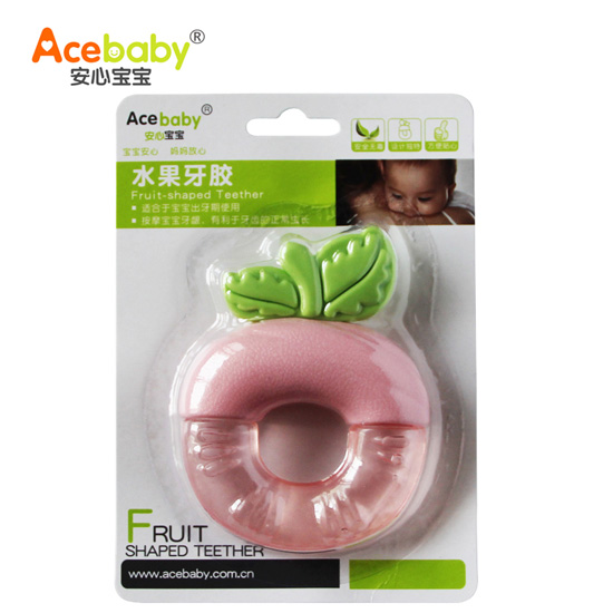 安心寶寶水果牙膠粉色