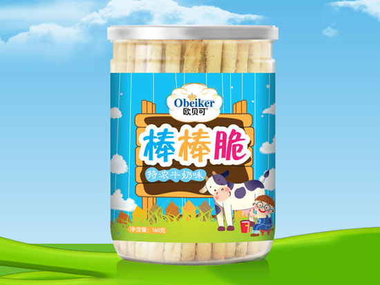 歐貝可特濃牛奶味棒棒脆