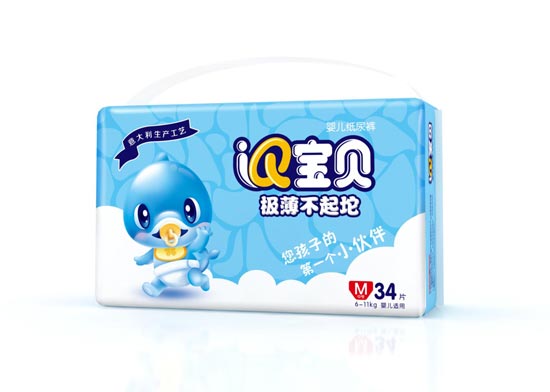 IQ寶貝紙尿褲M(mǎn)34