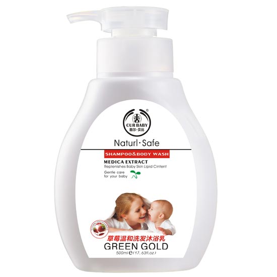 貝比草莓溫和洗沐二合一500ml