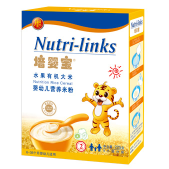 培嬰寶水果有機大米嬰幼兒營養(yǎng)米粉