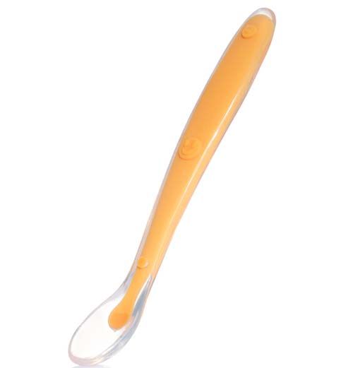 媽咪王子全硅膠勺子黃色