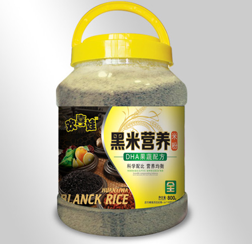 歡喜娃D(zhuǎn)HA果蔬配方黑米營(yíng)養(yǎng)米粉