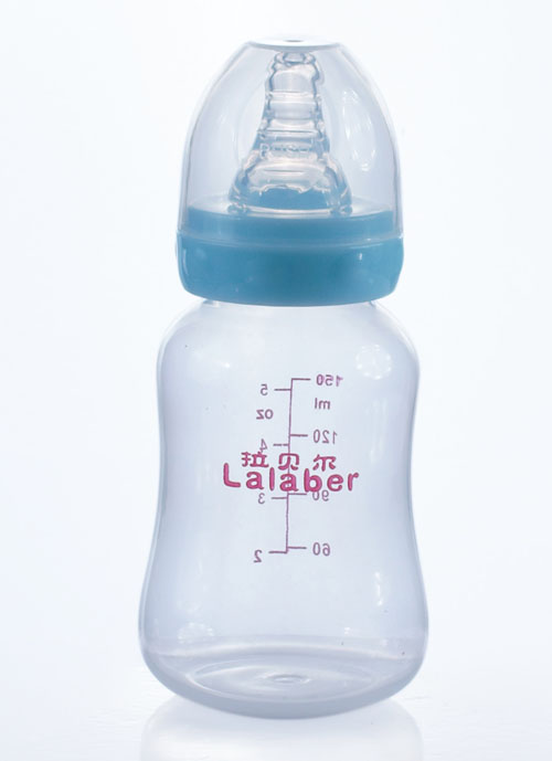 拉貝爾5安士標(biāo)準(zhǔn)口徑PP奶瓶-藍(lán)色奶環(huán)