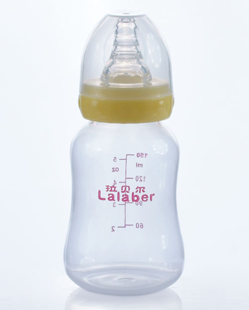 拉貝爾5安士標(biāo)準(zhǔn)口徑PP奶瓶-黃色奶環(huán)