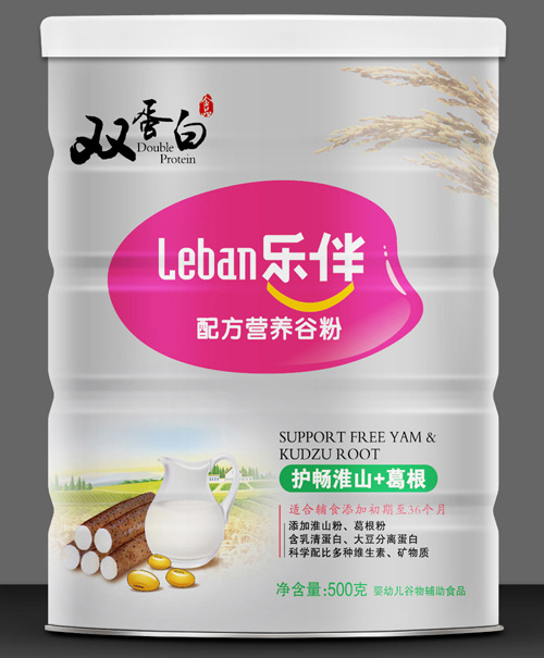 樂伴護(hù)腸淮山+葛根雙蛋白營(yíng)養(yǎng)谷粉500克