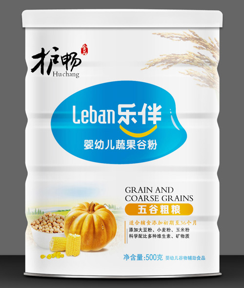 樂伴五谷粗糧嬰幼兒蔬菜谷粉500克