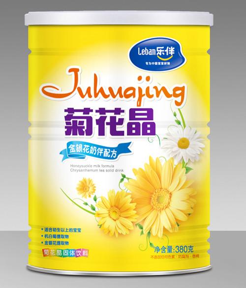 樂(lè)伴金銀花奶伴侶配方菊花晶380克