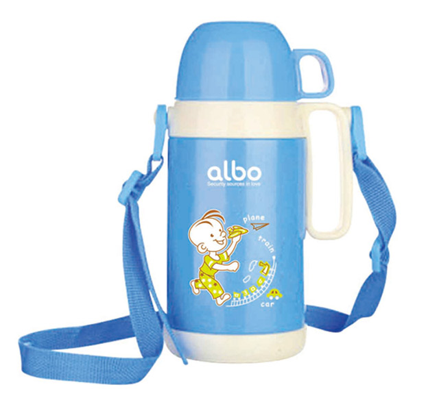 愛樂寶400ml兒童真空水壺藍(lán)