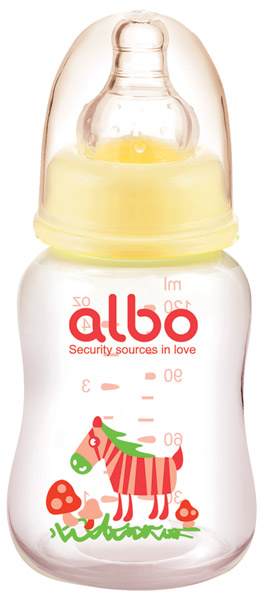 愛樂寶120ml標(biāo)口PP初生奶瓶