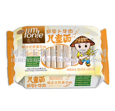 麥彤樂280克胡蘿卜牛肉兒童面(含料包)