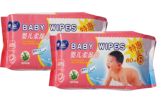 潔潤嬰兒柔濕巾88片
