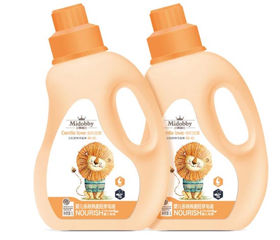 小獅多比嬰兒多效燕麥胚芽皂液1L