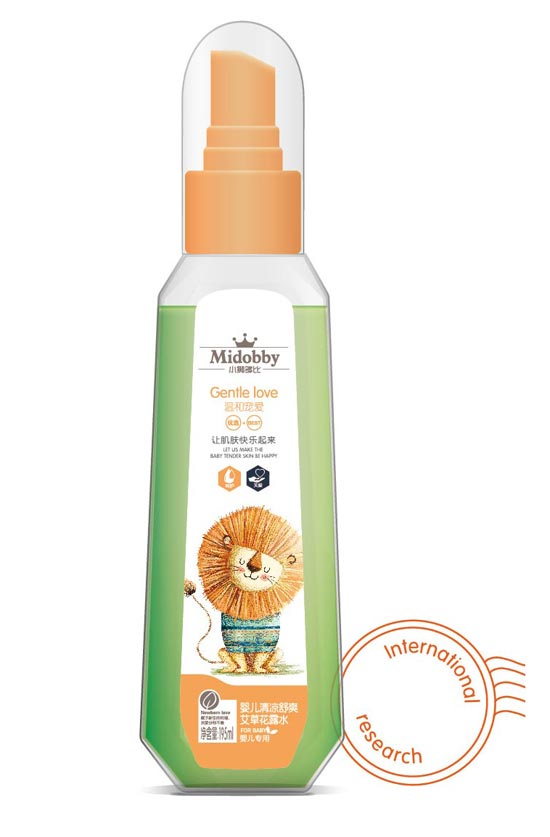 小獅多比嬰兒清涼舒爽艾草花露水195ML