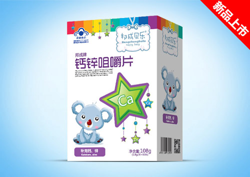 邦成貝樂鈣鋅咀嚼片盒裝