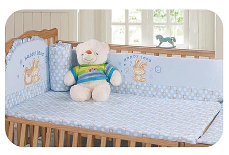 嬰兒坊嬰幼兒床圍用品藍(lán)色