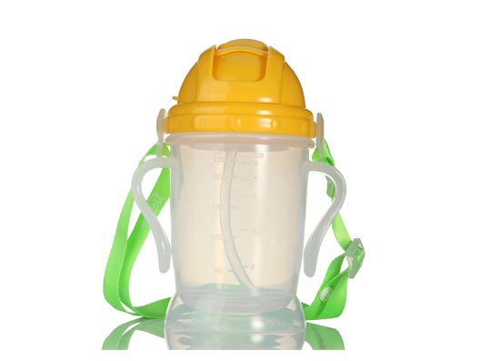 喜哇哇嬰幼兒背帶水壺210ML