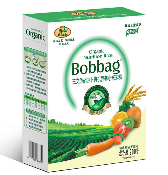 貝兜三文魚(yú)胡蘿卜有機(jī)營(yíng)養(yǎng)小米米粉