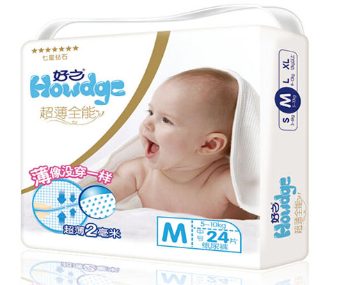 好之超薄全能嬰兒紙尿褲M(mǎn)碼24片