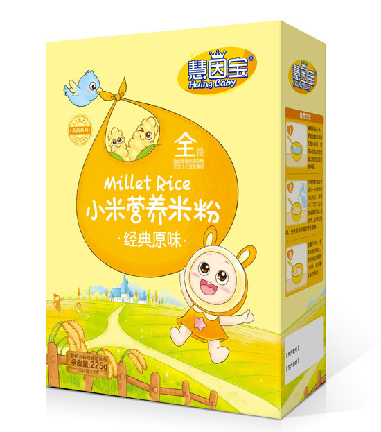 慧因寶經典原味盒裝小米營養(yǎng)米粉