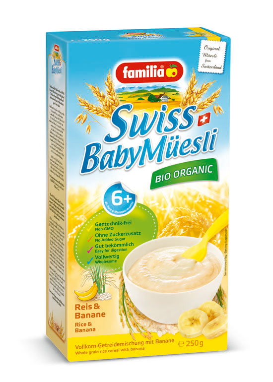 瑞氏麥寶寶有機香蕉糙米粉6+