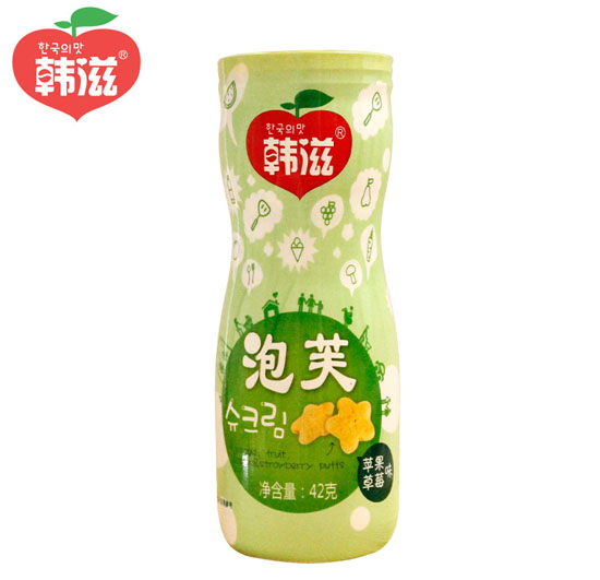 韓滋泡芙蘋果草莓味