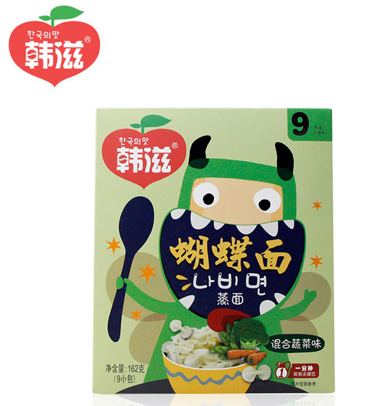 韓滋蝴蝶面混合蔬菜味