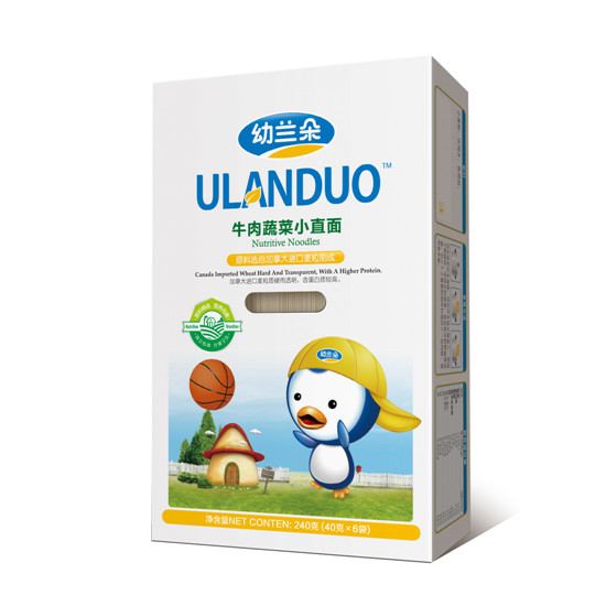 幼蘭朵牛肉蔬菜小直面