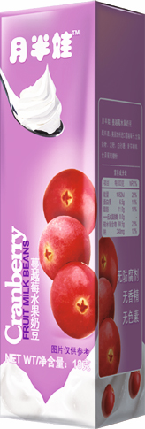 月半娃蔓越莓水果奶豆長方形包