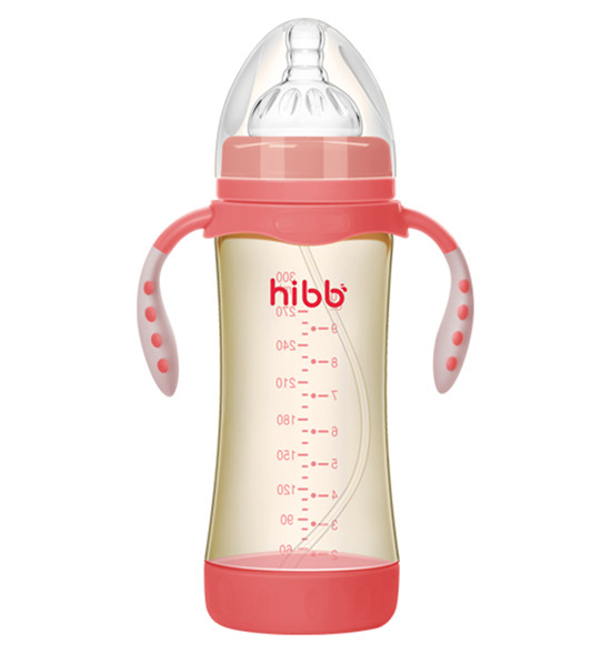 浩一貝貝透氣PPSU奶瓶紅色300ml