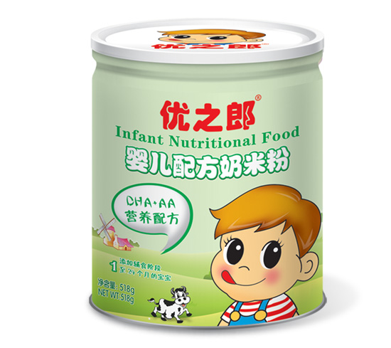 優(yōu)之郎奶米粉518克罐
